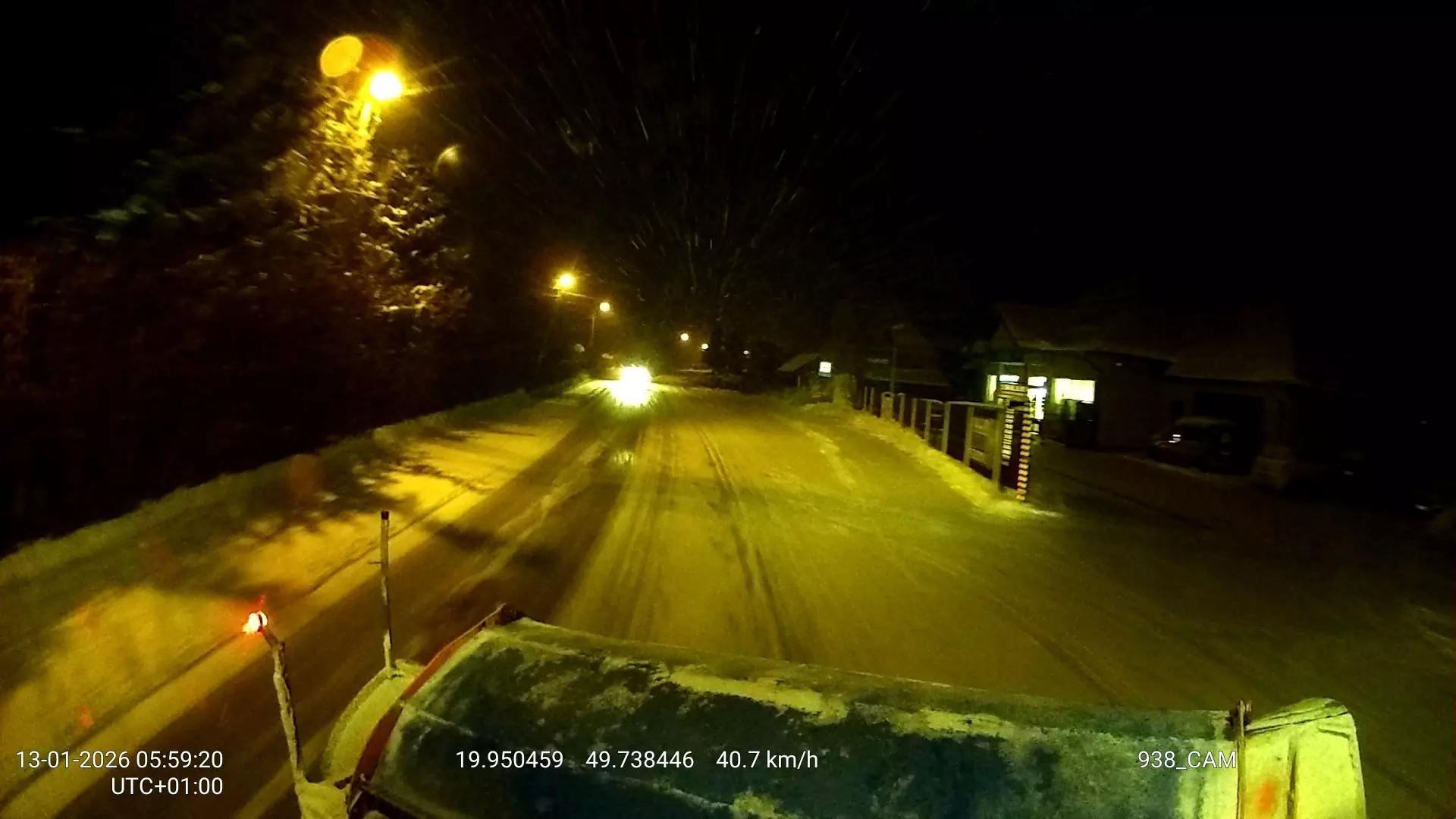 Zimowe Utrzymanie Dróg - monitoring wideo GPS